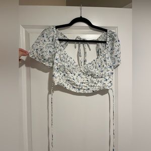 Floral crop top